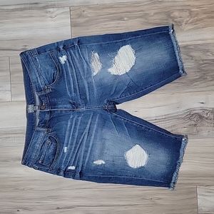 NY&C Soho Bermuda Denim Shorts - Size 4